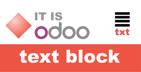 IT IS Odoo Textblock
